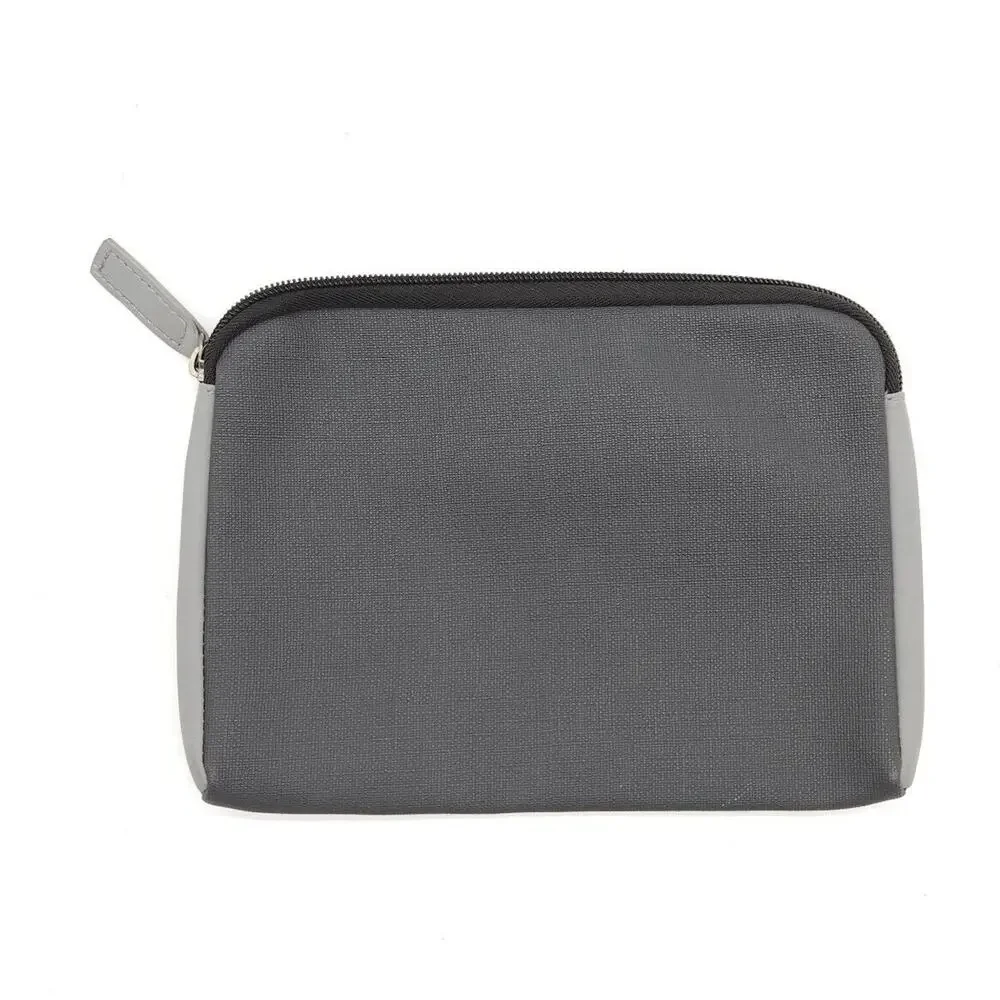Tumi For Delta Airlines Small‎ Travel Storage Bag Zipper Pouch Toiletries Gray